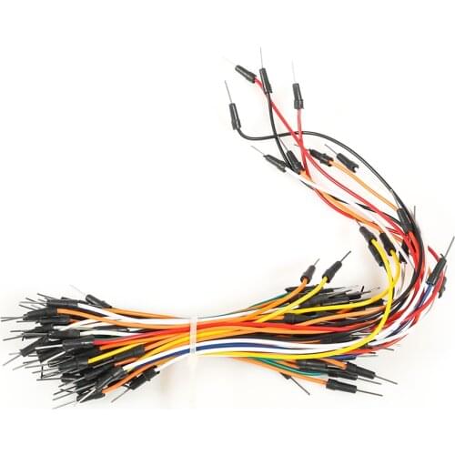 65pcs/Lot Flexible Breadboard Jumper wires Cables Bread plate line