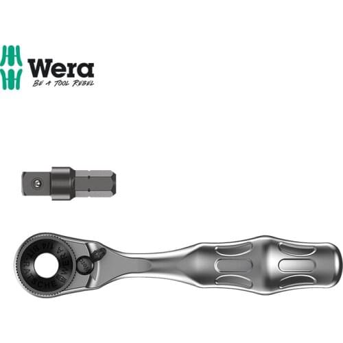 Germany original imported wera Villa hardware tool 8001 A mini ratchet wrench handle with transfer connector