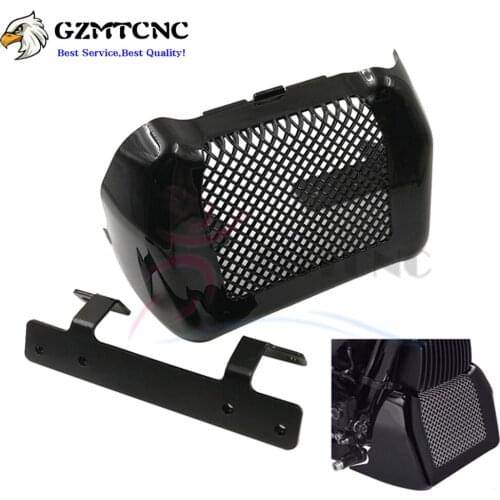 Motorcycle Oil Cooler Cover Guard Radiator Case For Harley Touring Road Glide FLTRX Road King Street Glide Special FLHXS 17-20