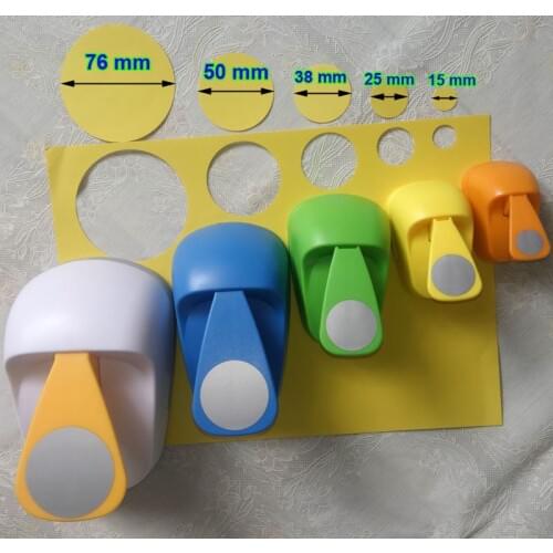 3" 2" 1.5" 1" circle shape craft punch Hole Paper Cutter Scrapbooking school Paper Puncher hole punch free shipping Embosser