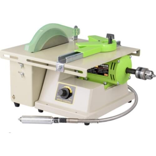 Jewelry Stone Rock Woodworking Carving Polisher Buffer Lathe Grinding Cutting Machine Set Electric Grinder Tools Kit 1380W 220V