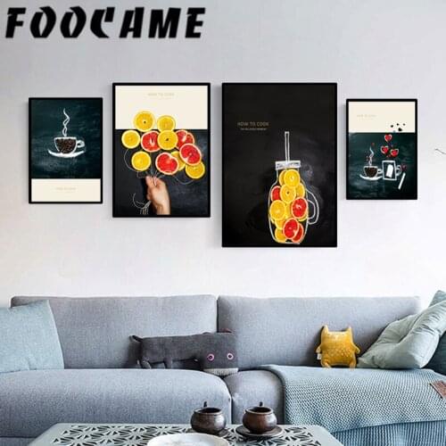 FOOCAME Wall Paintings For The Kitchen