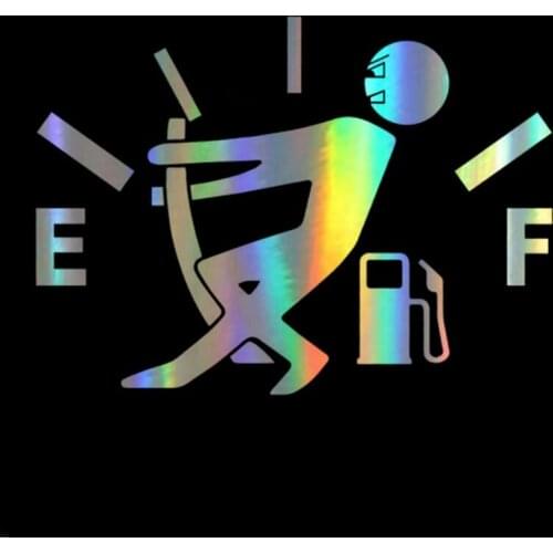 Personality High Fuel Consumption Graffiti Car Stickers Fuel Tank Cap Decal Car Decorative Vinyl Apply To Car Window Waterproof
