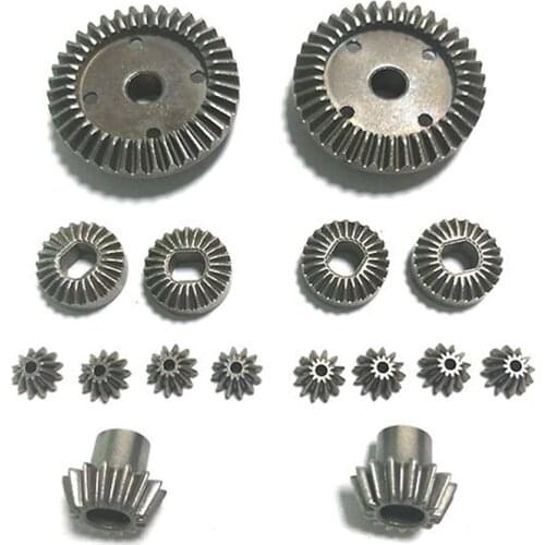 16pcs/set Metal Differential Gear for 1/18 Wltoys A959-A A969-A A979-A K929-A A949 A959 A969 A979 RC Model Car Upgrade Parts
