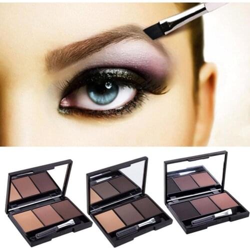 New Hot Maxdona 3 Color Eyebrow Powder Wholesale 3 Groups of Colors Can be Durable and Easy to Apply Color Makeup