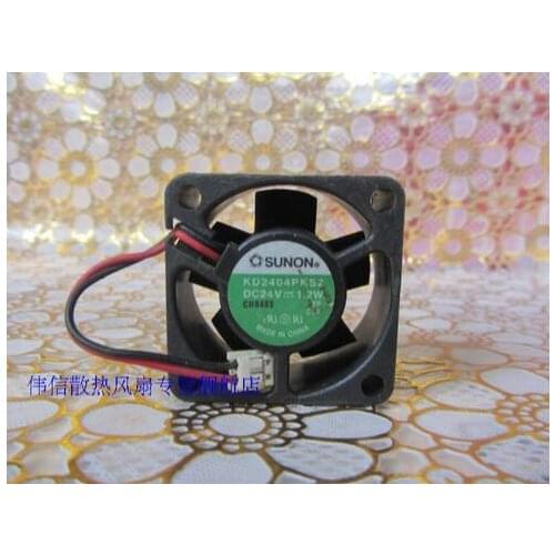 Wholesale:SUNON 24V 1.2W 40*40*20 KD2404PKS2 model TM speed line 2 line fan