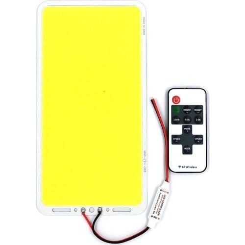 24V COB LED Light Panel 200W Dimmable LED Board Lamp for Truck Light Outdoor Lighting DC24V Super Bright Remote Control COB Bulb