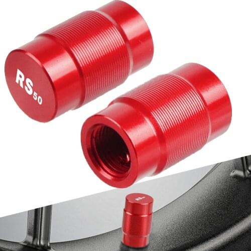 For Aprilia RS50 RS 50 1995-2006 2000 2001 2002 2003 2004 2005 1996 1997 1998 Vehicle Wheel Tire Valve Stem Caps Dust Covers
