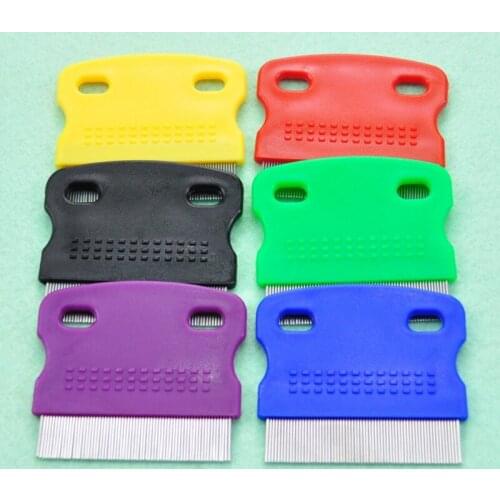 Pet Dog Comb Stainless Steel Flea Comba For Dogs And Cats High-Quality Dogs Grooming And Cleaning Comb Random Color Hair Removel