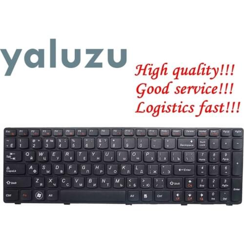 Russian NEW Keyboard FOR LENOVO G580 Z580A G585 Z585 G590 RU Black border laptop keyboard