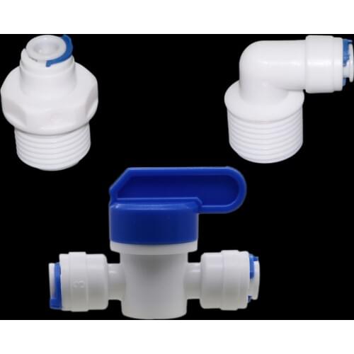 Water pump connector for Pure water machine 6mm Slip lock Quick-connectors Agriculture Irrigation Garden accessories 2 Pcs