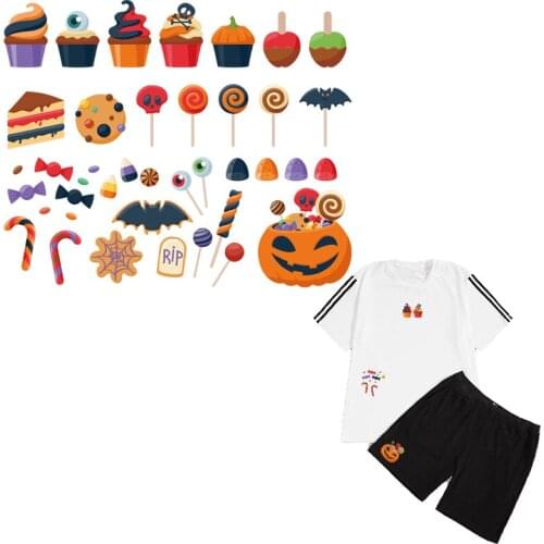 Iron-On Transfers Different Element Stickers Hot Tear T-Shirt Dresses DIY Thermal Transfer Applique Small Size Set