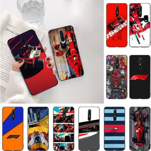 YJZFDYRM Formula 1 F1 Custom Soft Phone Case For Oppo A5 A9 2020 A5S Reno2 z Renoace 3pro Realme5Pro