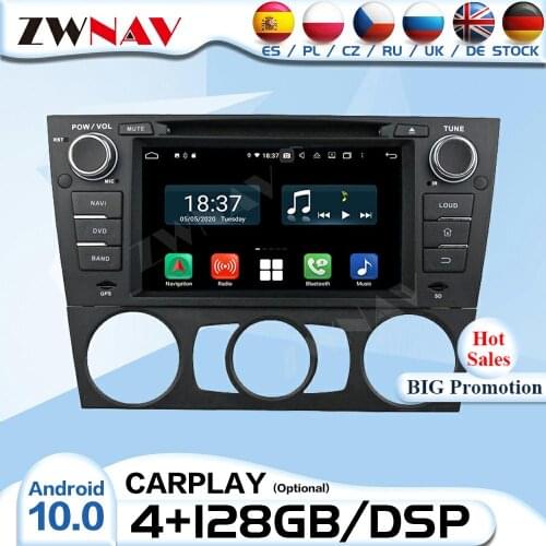 2 Din Carplay Android Radio Receiver For BMW E90 Saloon 2005 2006 2007 2008 2009 2010 2011 2012 Audio Stereo GPS Auto Head Unit