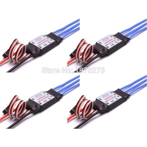 4pcs 30A SimonK Prgramme RC Brushless ESC With BEC 2A For 4-Axis Quadcopter Multicopter