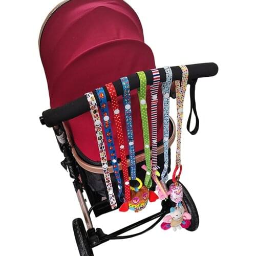 5pcs/ Lot New Arriving Max Length 60cm 100% New Baby Stroller Toys Anti-lost Strap Baby Stroller Rope Accessories