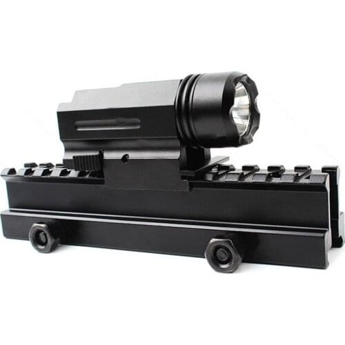 Airsoft Mini Pistol Light 800LM Quick Detach Tactical Handgun Flashlight Pistol Recon Light for 20mm Rail Glock 17 18 19 23 32