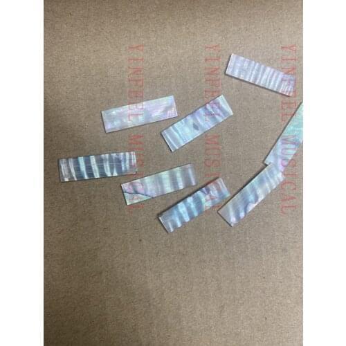 Free Shipping 10 Pcs New Quality Flamed cello Bow Frog Abalone Slides Cello bow Parts Accessories