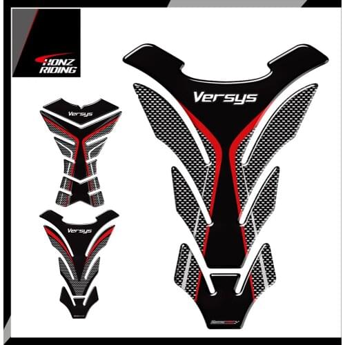 For Kawasaki Versys 650 1000 X300 Versys-X Tankpad 3D Motorcycle Tank Pad Protector Decal Stickers