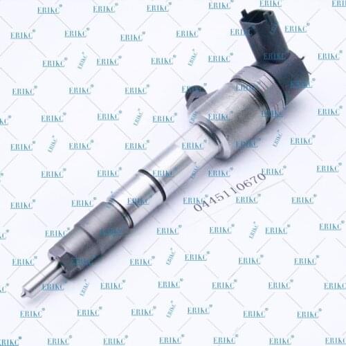 ERIKC Common Rail Injector Parts 0445110670 CRI Diesel Fuel Injector Assy 0445 110 670 Injection Pump 0 445 110 670 for JAC 2.8l
