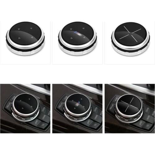 ///M Multimedia Knob Cover IDRIVE Button for BMW F01 F10 F15 F85 F10 F20 F25 F26 F30 2' 3' 4' 5' 6' 7' X5 X6
