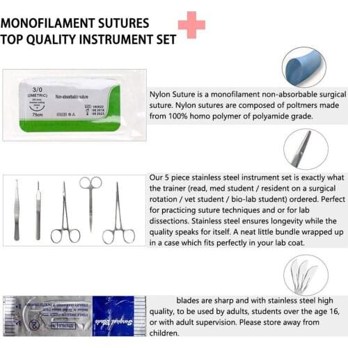 All-Inclusive Suture Kit for Developing and Refining Suturing Techniques EIG88