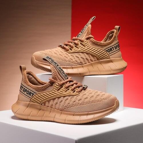 Fashion Kids Running Sneakers Boys Shoes Mesh Breathable Children Casual Shoes Light Student Walking Shoes Tenis Infantil Menino