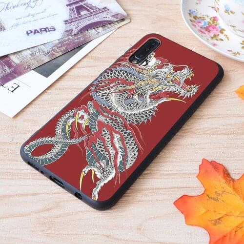 Yakuza Dragon Tattoo Print Soft Silicone Matt Case For Samsung Galaxy S Note and Galaxy A