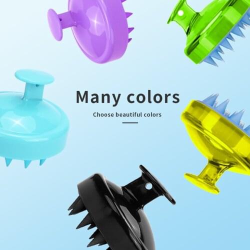 2021 New 1PC Silicone Head Body Scalp Massage Brush Comb Shampoo Hair Washing Comb Shower Brush Bath Spa Slimming Massage Brush