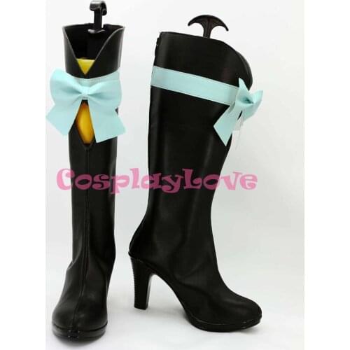 Final Live Kirakira Sensation Ayase Eli Cosplay Shoes Custom Made Japanese Anime Lovelive! 2 Long Boots For Halloween