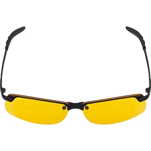 Night Vision Glasses Polarized Anti-Glare Lens Yellow Sunglasses Driving Goggles for Car Night Vision Goggles