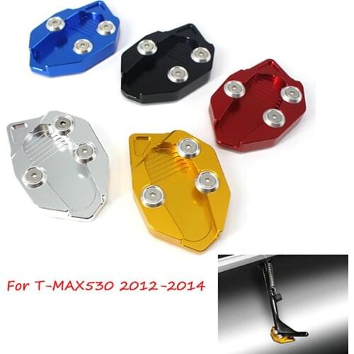 For Yamaha T-MAX 530 TMAX530 TMAX 530 2008-2014 Motorcycle Kickstand Foot Side Stand Extension Enlarge Pad Support Plate