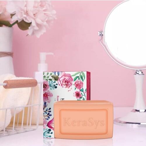 Plant Extracts Handmade Soap Roses Essential Oil Vitamin E Moisturizing Oil Control Skin Whitening Soap Body Bath Foam Sheets