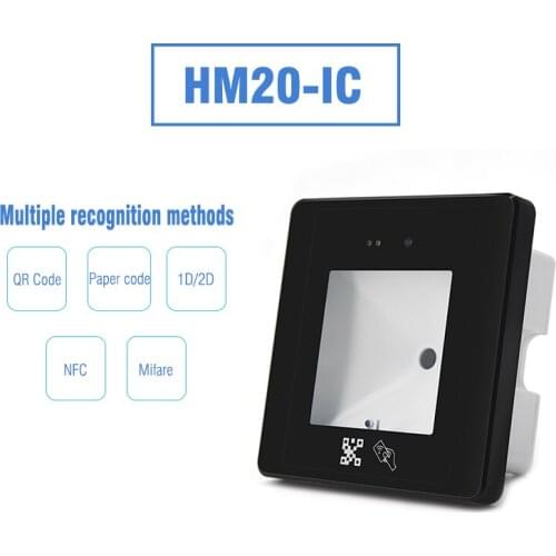 Access Card Reader RFID Card reader WWiegand26/34, RS232, USB, RS485,TTL Embedded 2D+1D QR Barcode Scanner NFC Reader HM20