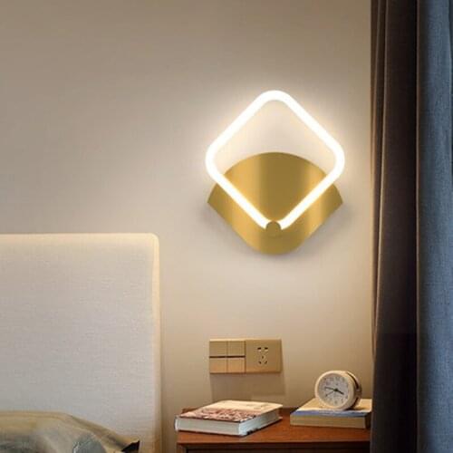 Modern led wall lights lamp for bedroom living room corridor home deco 90-260V bedside wall lamp sconce fixtures free mail