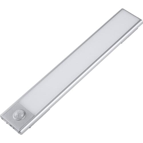 LED Sensor Light Under Counter Closet Lighting USB Rechargeable Kitchen Night Light Wardrobe Kitchen Light White Light