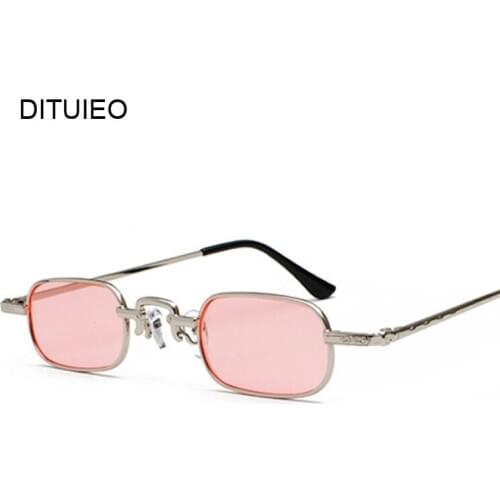 Metal Steampunk Sunglasses Women Fashion Small Square Brand Design Vintage Sun Glasses Female High Quality UV400 Eyewear Shades