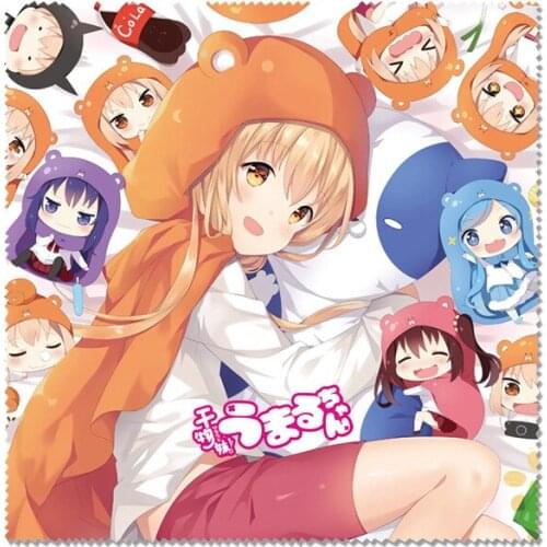 1PCS Himouto! Umaru-chan Fashion Jewelry Tools Anime Customized Glasses Cleaning Cloth Cartoon Eyewear Accessories Unisex New