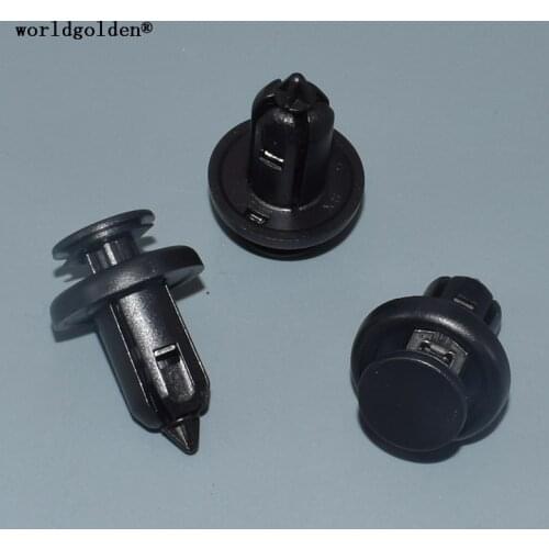 Worldgolden 100pcs auto fasteners Front & Rear Fender Push-Type Retainer for Honda#91506-S9A-003(91506S9A003)