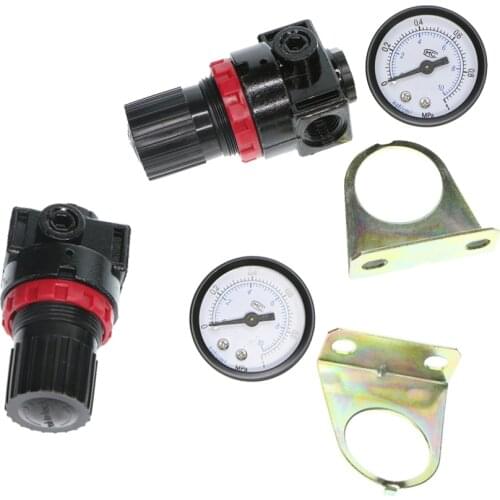 2 Pcs Air Pressure Regulator Oil Water Separator Trap Filter Compressor for Air Compressor Oil/Water Separator Filter AR2000