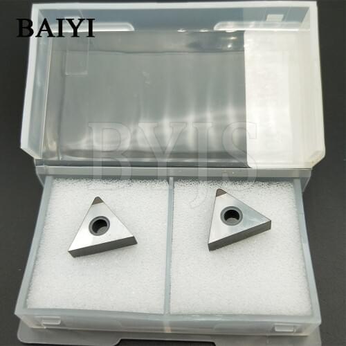 2pcs TNMG160404 CBN TNMG160408 CBN diamond insert soldered carefully insert lathe Knives for CNC blades