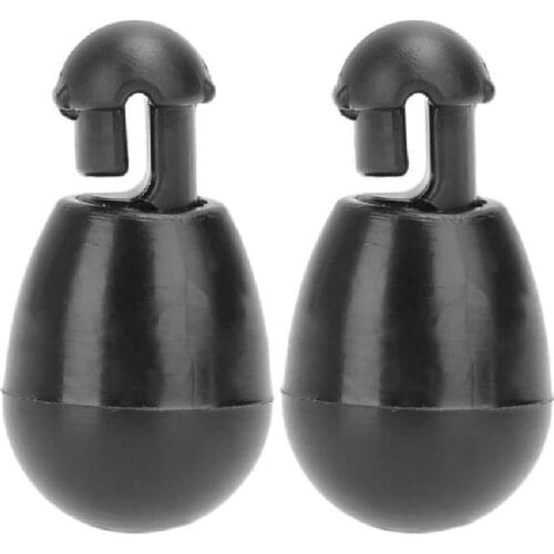 20pcs Fishing Connectors Space-Bean Quick Change Beads Carp Terminal Tackle Method Feeder Match Fishing Black 9mm 11mm