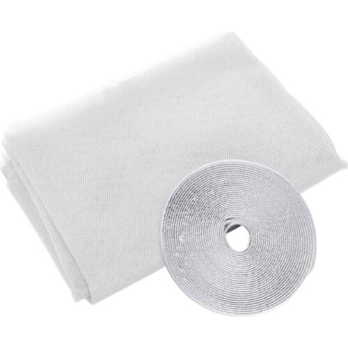 60% Hot Sale Durable White DIY Home Window Insect Mesh Net Mosquito Fly Bug Moth Netting Screen Protector Bedroom Supplies