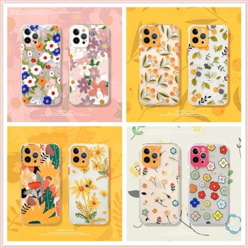Vintage Flower Iphone11 Phone Cases 7Plus/8plus 12soft Shell Xs/xr 8plus Pro Case