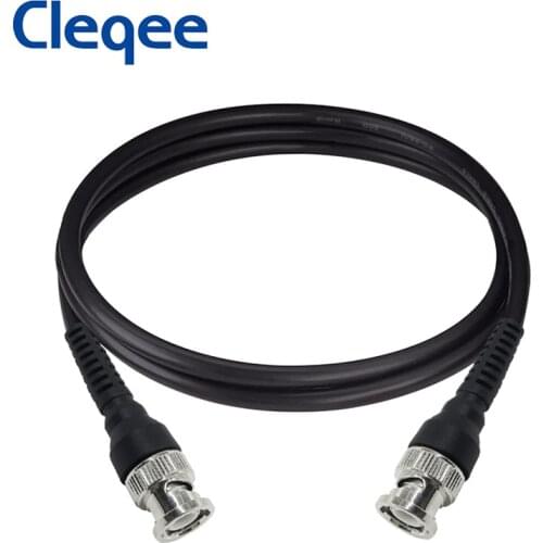 Cleqee P1013 BNC Q9 Male Plug To BNC Q9 Male Plug Oscilloscope Test Probe Cable Lead 100CM BNC-BNC