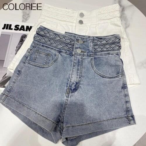 COLOREE Womens High Jeans