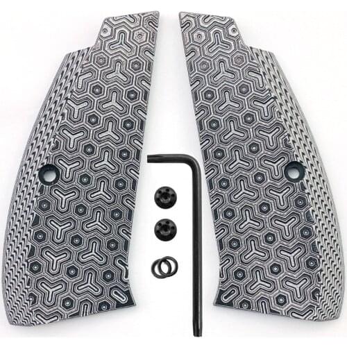 CZ75 Grips G10 Grips for CZ 75 Full Size, SP-01 Series, Shadow 2, 75B BD, Gun Grips Screws Included