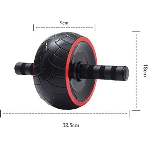 Abs Abdominal Roller Exercise Wheel Mute Ab Roller Arms Back Belly Core Trainer Body Shape Training Supplies Fitness Equipment