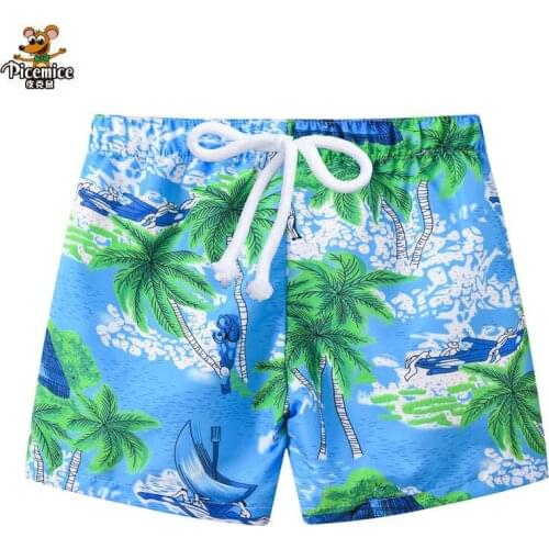 2021 Summer Kids Shorts Baby Boys Girls Swimwear Toddler Kids Fashion Print Shorts Swimsuit Childrens Casual Beach Short Pant