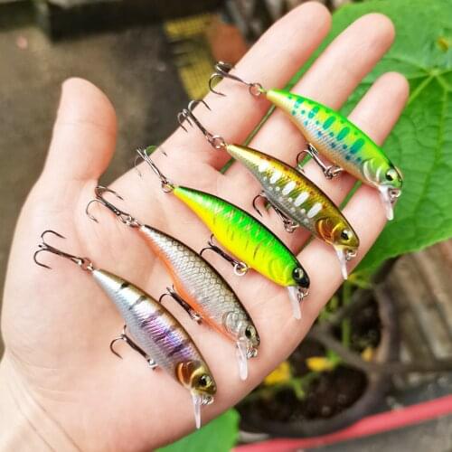Slow Sinking Minnow Wobbler 5.5cm 4.4g Fishing Lure Crankbaits fishing lures 2020 swimbait fishing bait lures fishing pesca